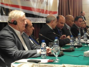 Gordon Duff representing the US delegation final report at the Damascus counter terrorism conference... Dec 02. 2014
