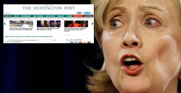 HuffPo “Revoked Publishing Access” Of Journalist After ‘Hillary Health’ Story: “It’s Orwellian…I’m Scared” | Zero Hedge